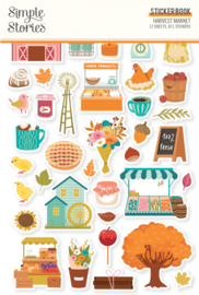 Simple Stories - Harvest Market stickerboek