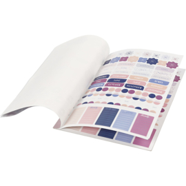A5 stickerboek roze/paars