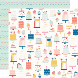 Simple Stories - Celebrate! All The Cake Double Sided 12x12"