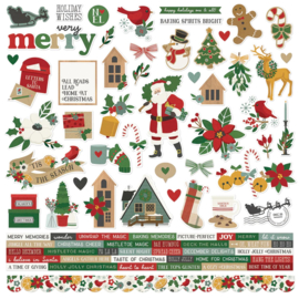 Simple Stories - Hearth & Holiday stickervel 12x12