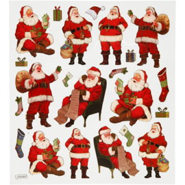 Kerstman stickers