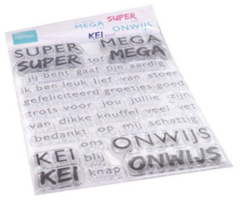Marianne Design - Clear Stamps SUPER-MEGA-KEI-ONWIJS (NL)