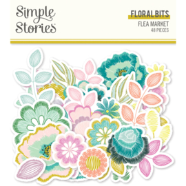 Simple Stories - Flea Market floral bits