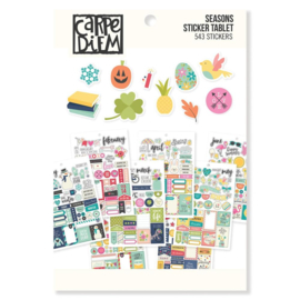 Carpe Diem Seasonal Sticker Tablet