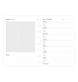 A5 Notebook refill Meal Planner