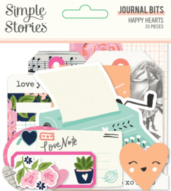 Simple Stories - Happy Hearts Journal Bits & Pieces