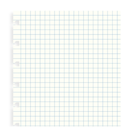 A5 Notebook refill White Squared