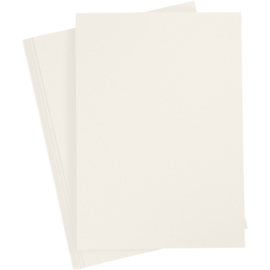 Cardstock 10 vellen - Off White 220 gram