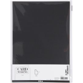 Cardstock 10 vellen - Black 220 gram