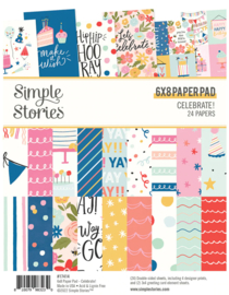 Simple Stories - Celebrate! 6x8 paper pad