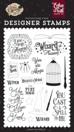 Echo Park Witches and Wizards 2 You Are Magic stamp set