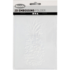 Pineapple embossing folder (11x14 cm)