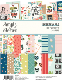 Simple Stories - Life Captured 6x8 paper pad