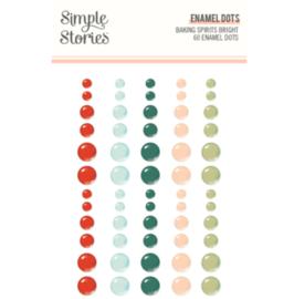 Simple Stories - Baking Spirits Bright - Enamel Dots