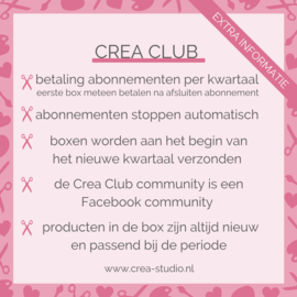 Crea Club Q3 2023 - thema: mijn verhaal