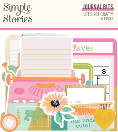 Simple Stories - Let's Get Crafty Journal Bits & Pieces