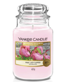 Pink Lady Slippers large jar