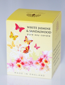 White Jasmin & Sandalwood geurkaars 170 gr