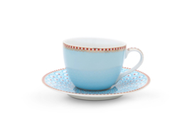 Espresso Cup & Saucer, Bloomingtailes Blue 120 ml