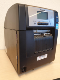 Toshiba BA420T printer 203dpi + Peel-off plastic behuizing ( BA420T-GS12-QM-S +BA904P-H-QM-S ) used
