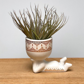 Lazy Airplant man (wit) | Airplantshop