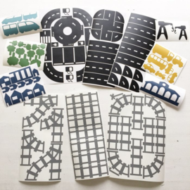 Stickers | Roads & Rails | XL Voordeelset | Studio Jong
