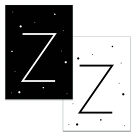 Mini kaartje: Letter Z