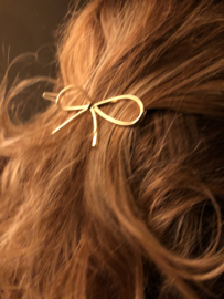 Haarspeldje bow gold