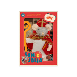 Knuffel Muis Sinterklaas (12 cm) - Het Muizenhuis
