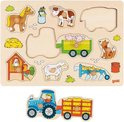 Steekpuzzel | Tractor | Hout | Goki