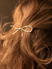 Haarspeldje bow gold