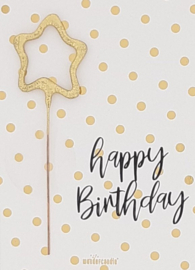 Kaartje  |  Birthday Polka Dots | Wondercandle