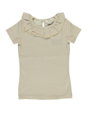 T-shirt | Ruffle | Stripe | Pexi Lexi
