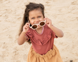 Top | Ruffle | Marsala| MissDraad