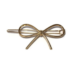 Haarspeldje bow gold