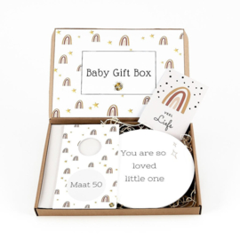 Brievenbuspakket |  Baby Gift Box | Maathanger kleur