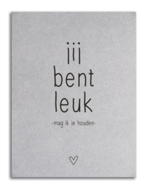 Kaart | Jij bent leuk | Zoedt