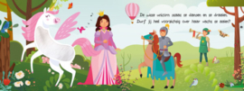 Kijk en voel boek | Unicorns & Princessen  | Lantaarn publishers