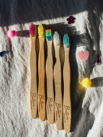 Bamboe tandenborstel | Paars | Betere Producten