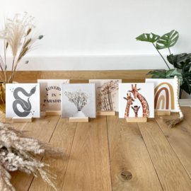 Tegeltje incl houder | Giraffe | The big gifts