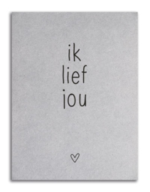 Kaart | Ik lief jou | Zoedt