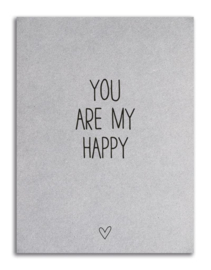 Kaart | You are my happy | Zoedt