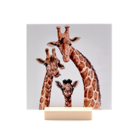 Tegeltje incl houder | Giraffe | The big gifts