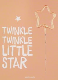 Kaartje| Twinkle Twinkle little Star | Wondercandle