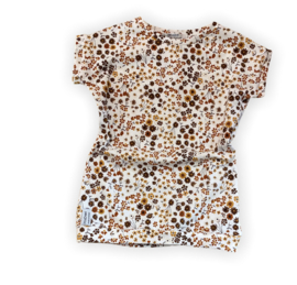 Sweatdress  | Flower | Ecru | MissDraad