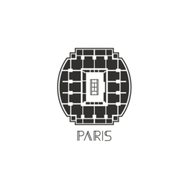 Tennis hoodie - Parijs court no.1