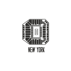Tennis hoodie - New York court no.1