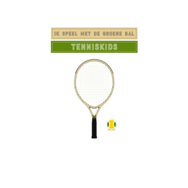 Tennis trui kinderen - groene bal