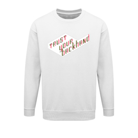 Heren tennis sweater - trust your backhand