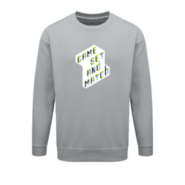 Heren tennis sweater - game set and match